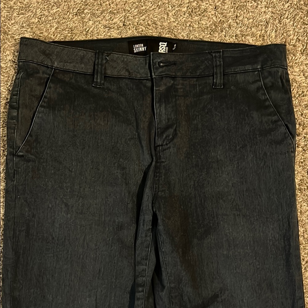 RSQ Black Chinos Classic Versatile Style
